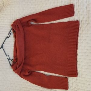 Cowl neck/off-thoulder sweater NWT